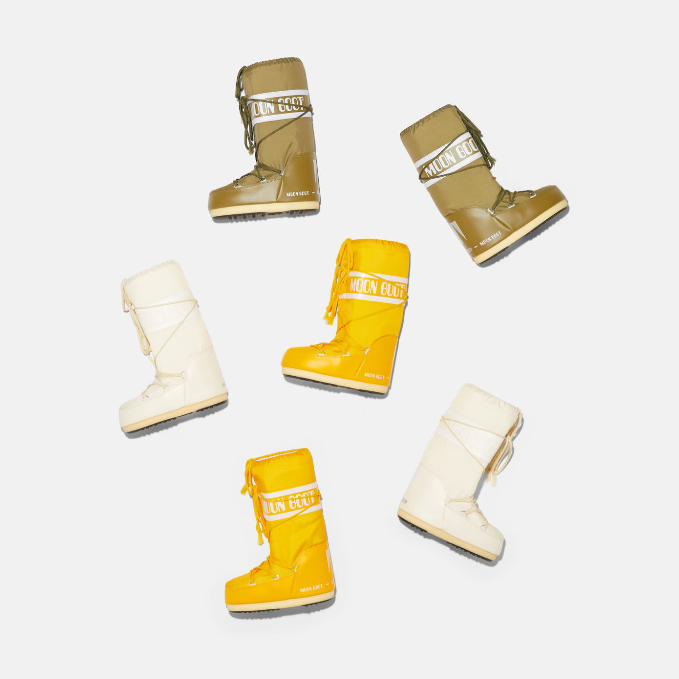 Moon Boot® Classic Vinterstøvler Dame Khaki NO-473260